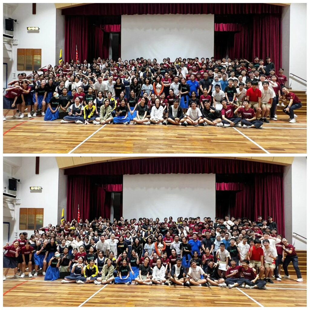 Combine Choirs School Photo - Fairfield Secondary, Hwa Chong, PLMGS, Xin Ming. Temasek JC