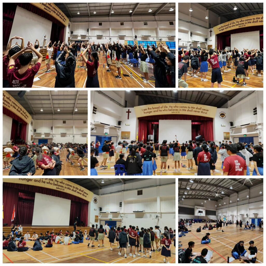 Combine Choirs School Photo - Fairfield Secondary, Hwa Chong, PLMGS, Xin Ming. Temasek JC